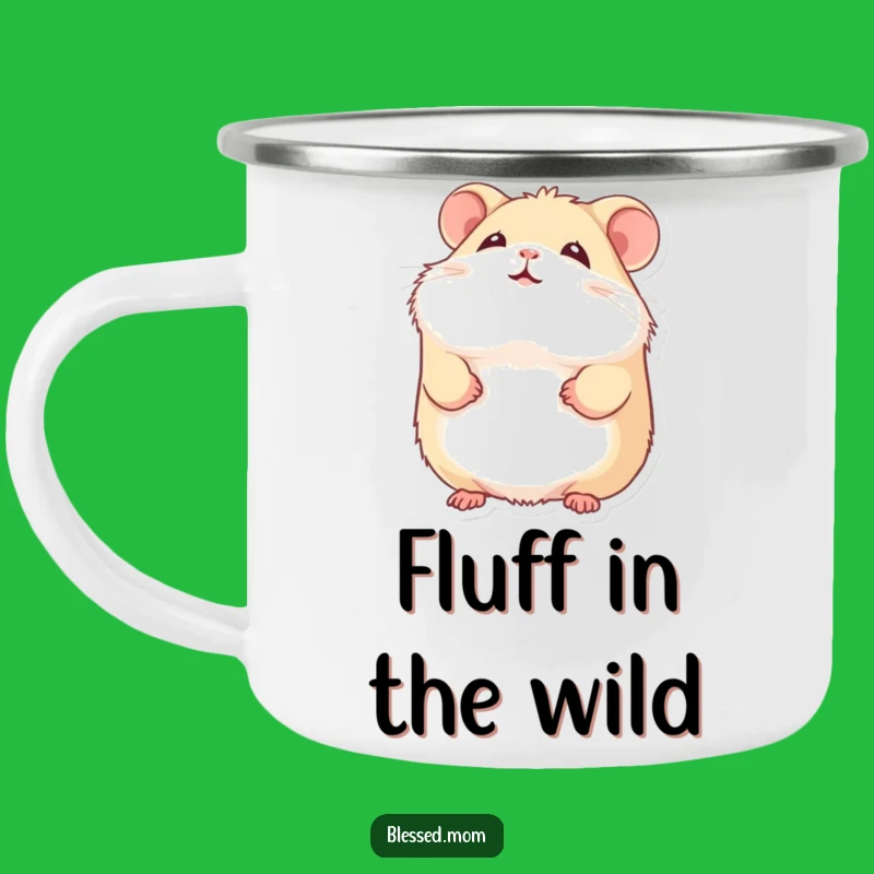 Funny Hamster Camping Mug: Happy Trails, Perfect Cute Hamster Gift