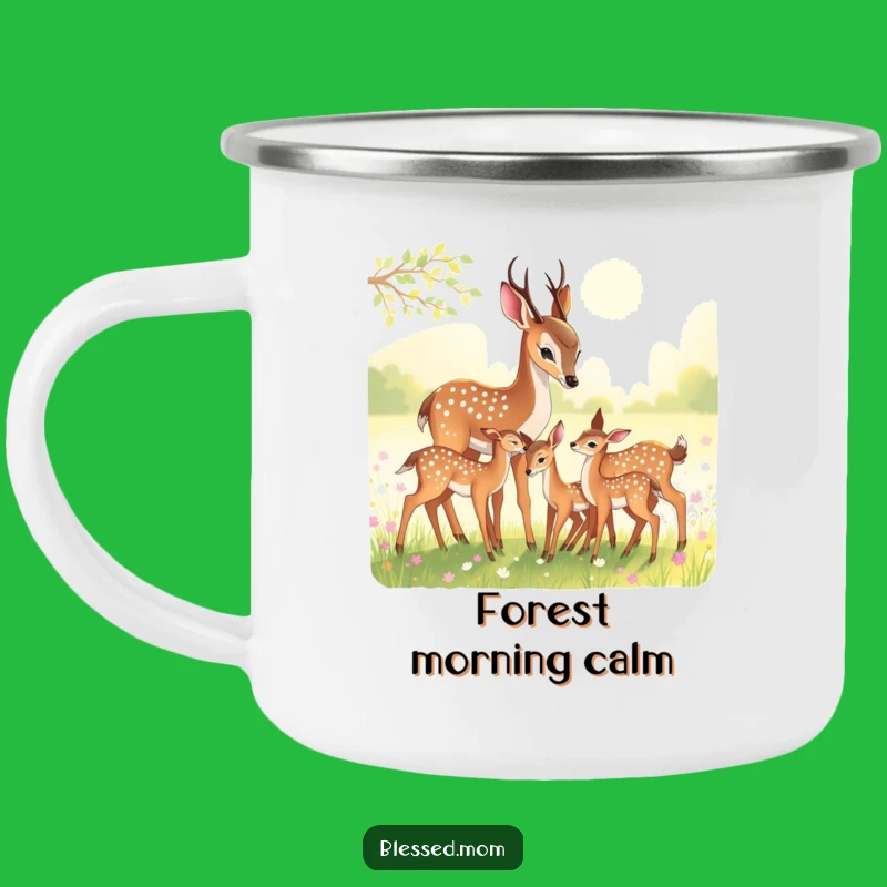 Funny Deer Mom Camping Mug: Adventure Gift for Nature Lovers
