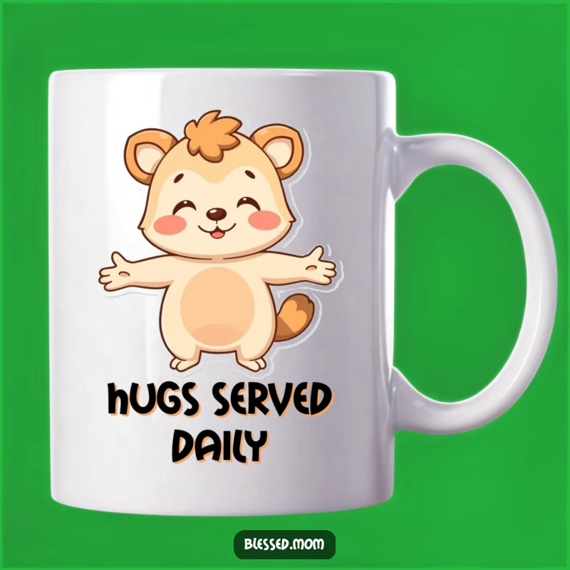 Funny Hugging Animal Mug: Warm Welcome, Comforting and Funny Gift