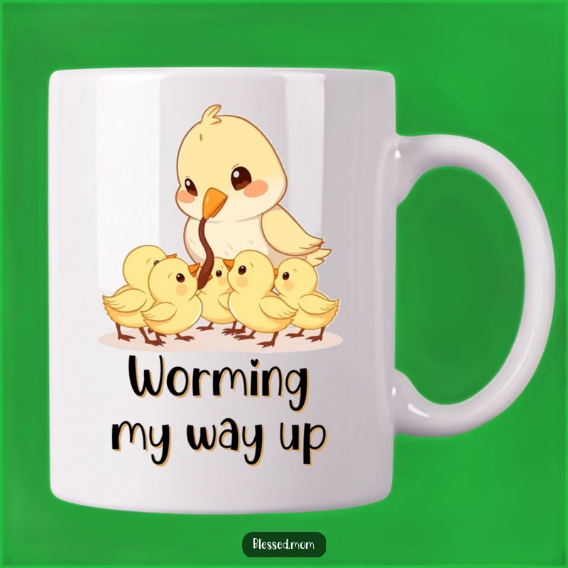 Funny Mama Bird Feeding Mug: Adorable Mom Gift for Bird Lovers