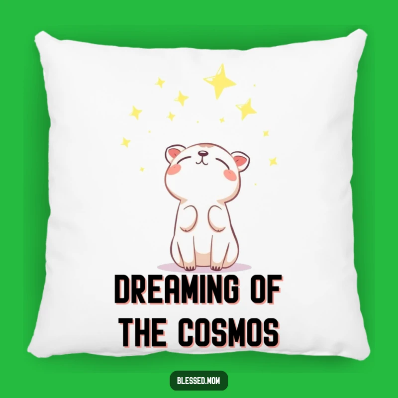 Funny Hopeful Stars Pillow: Cuddle Up with Wonder in this Funny and Soft Cushion