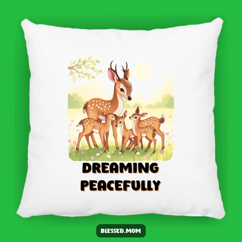 Funny Deer Mom Pillow: Cozy Comfort Inspired by the Meadow
