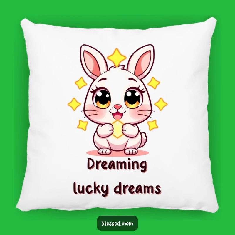 Funny Rabbit Charm Pillow - Cozy Enchanted Decor, Whimsical Gift