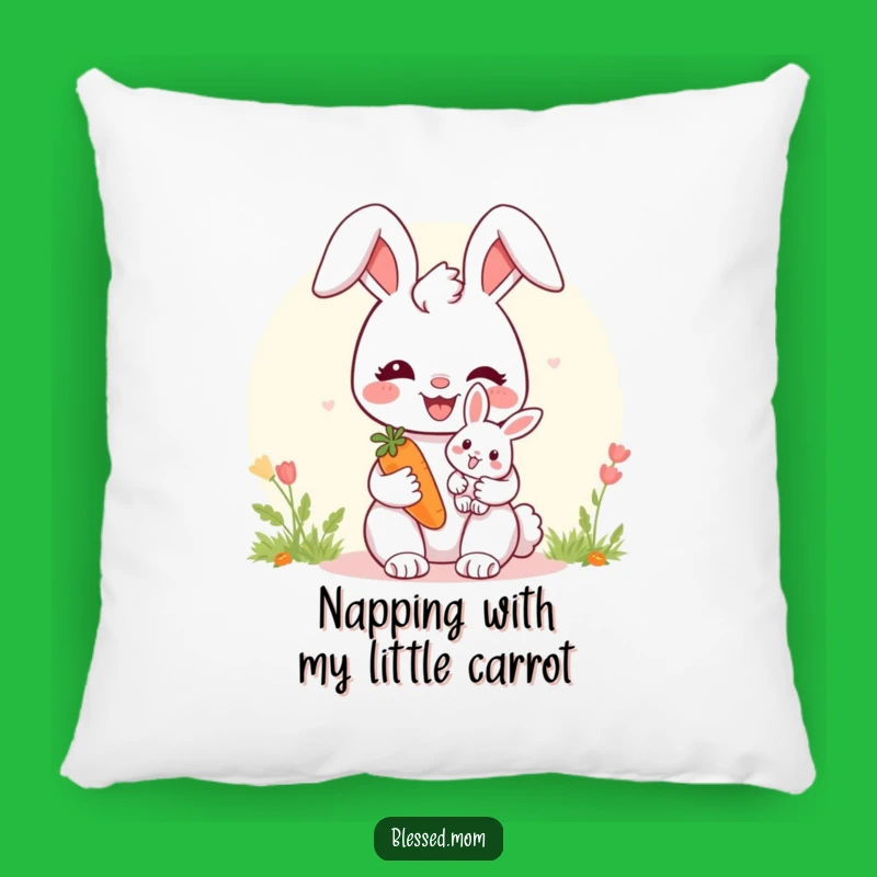 Soft Bunny Mom Pillow - Cozy & Adorable Gift for Comfort