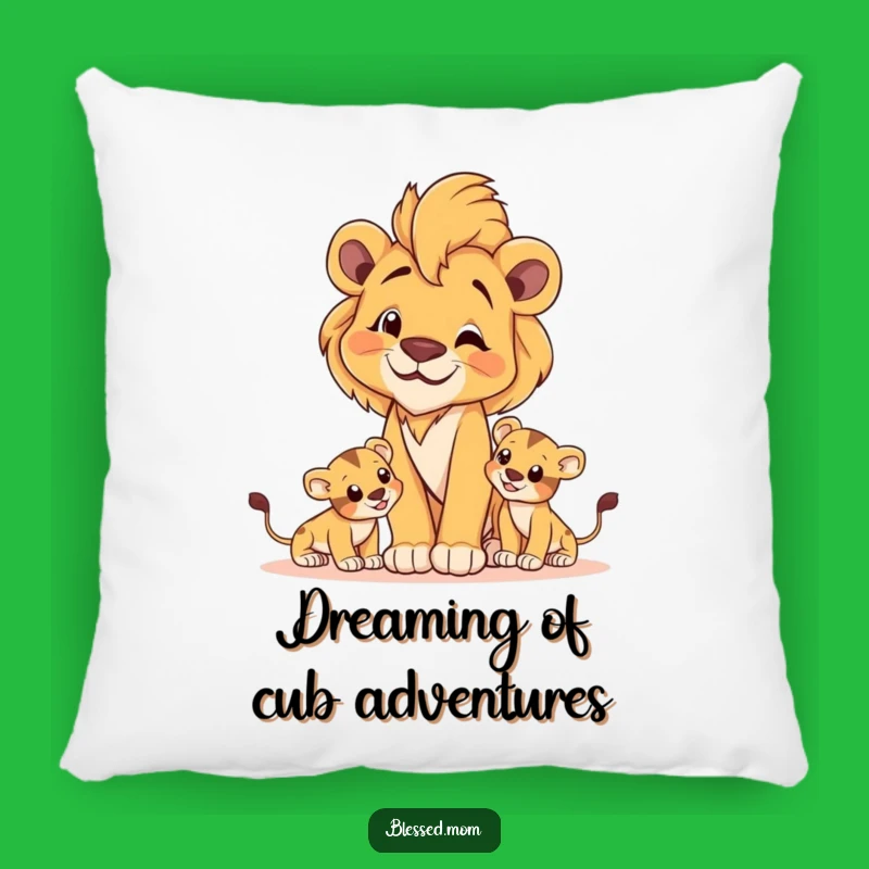 Soft Lioness Mom Pillow - Cozy & Majestic Gift for Comfort