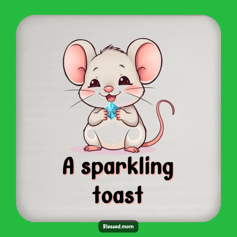 Funny Mouse Coasters: Sparkling Touch, Perfect Tabletop Mouse Gift