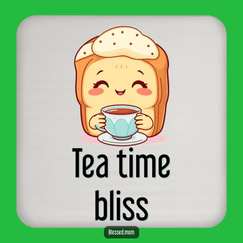 Funny Scone Mom Coasters: Protect Surfaces with Baking Charm