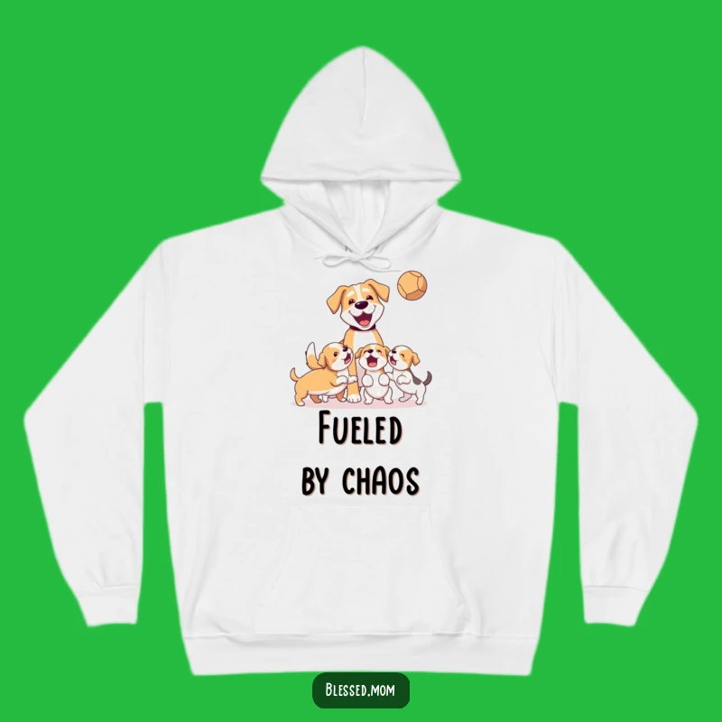 Funny Dog Mom Hoodie: Cozy Gift for Lovers of Energetic Puppies