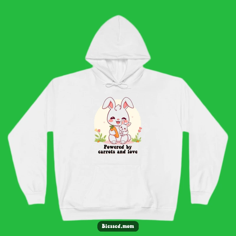 Cozy Bunny Mom Hoodie - Warm & Adorable Gift for Mothers