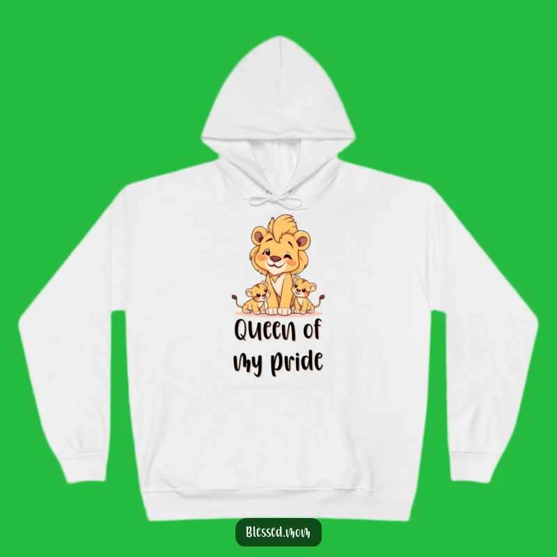 Cozy Lioness Mom Hoodie - Warm & Empowering Gift for Mothers