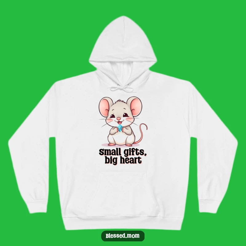 Funny Mouse Hoodie: Cozy Gem Design, Perfect Warm Mouse Gift