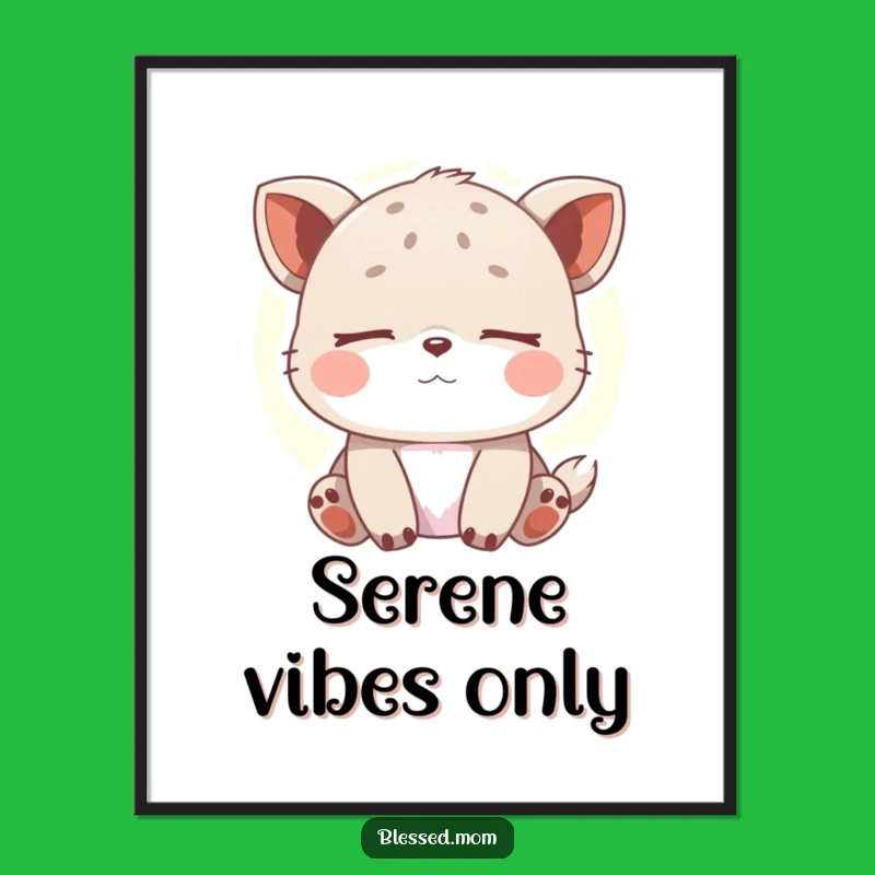 Free Printable Wall Art: Peaceful Animal Zen, Hilarious Downloadable Decor for Your Space