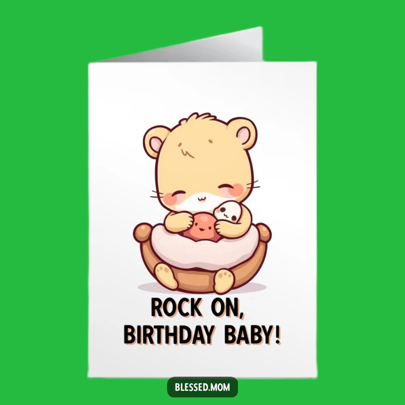 Free Printable Birthday Card: Animal Nurturing Gift - Funny Downloadable Gift