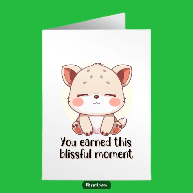 Free Printable Congrats Card: Zen Animal Celebration, Hilarious Downloadable for Success