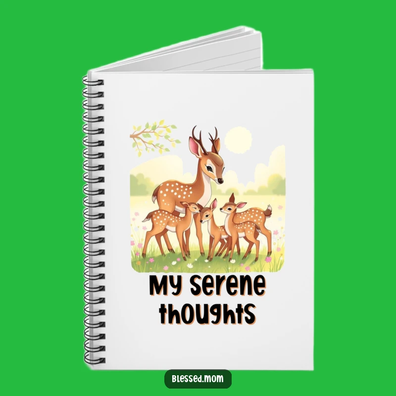 Funny Deer Mom Notebook: Capture Nature’s Moments and Thoughts