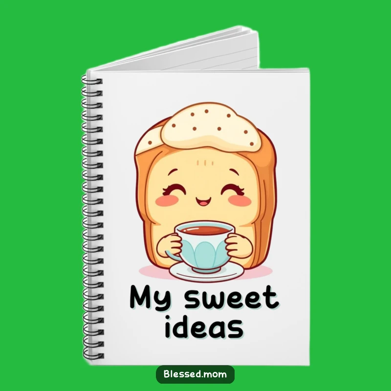 Funny Scone Mom Notebook: Jot Down Recipes and Sweet Thoughts