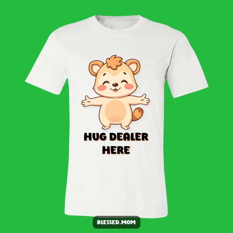 Funny Hugging Animal T-Shirt: Welcoming Embrace, Comfy and Cheerful Tee