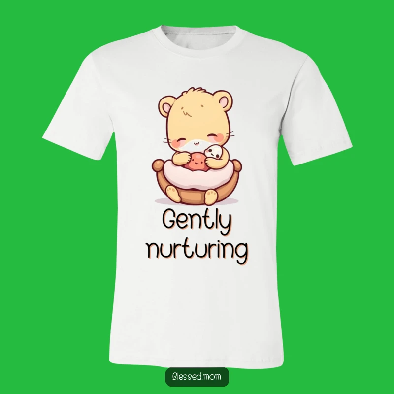Funny Gentle Animal Rocking T-Shirt: Wear Your Caring Side with Humorous Charm