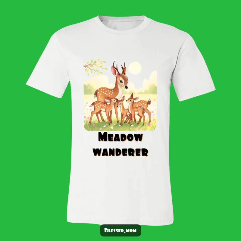 Funny Deer Mom T-Shirt: Embrace Nature’s Grace and Love