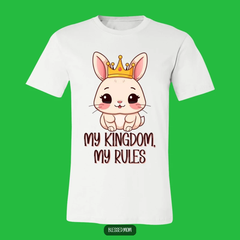 Funny Rabbit T-Shirt: Royal Crown Apparel, Perfect Cute Rabbit Gift