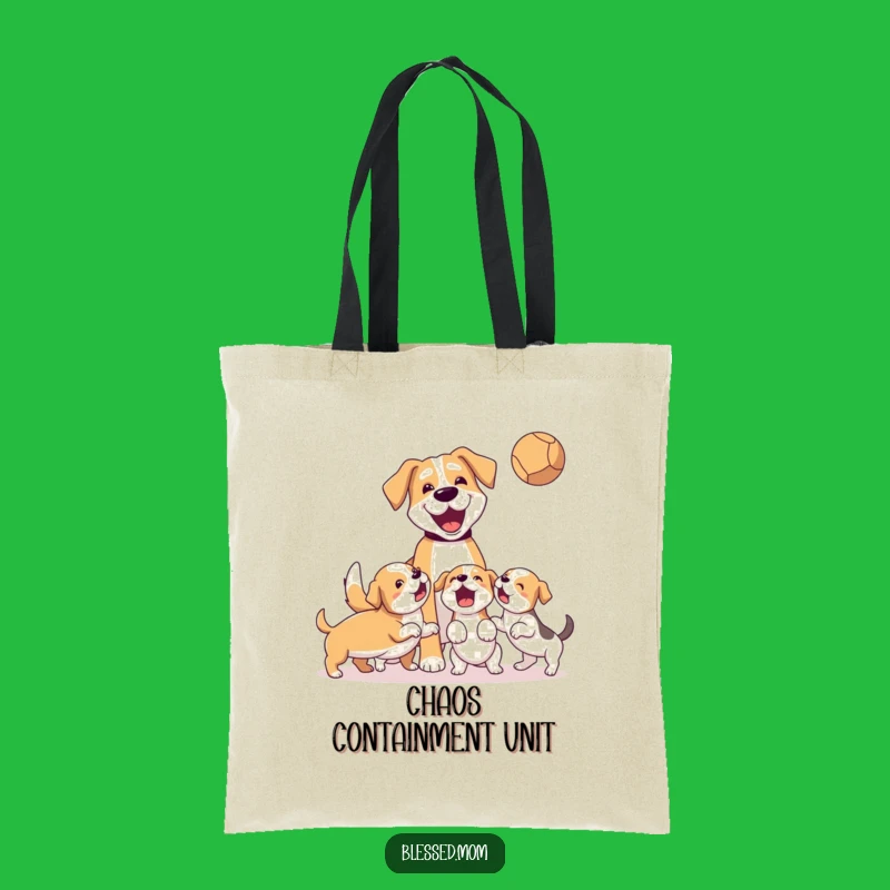 Funny Dog Mom Tote Bag: Perfect Gift for Carrying Puppy Essentials